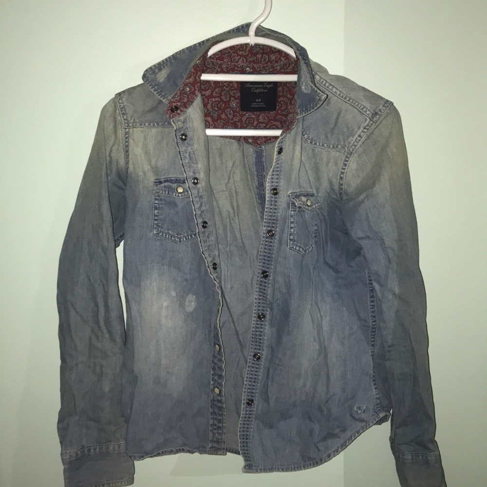 American Eagle Jean Shirt